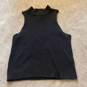Tank top black turtleneck